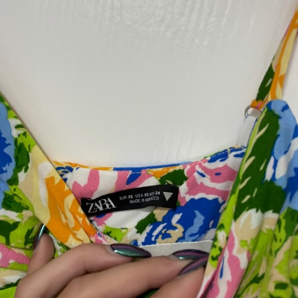 Super fun and colorful ZARA dress - Picture 2 of 3